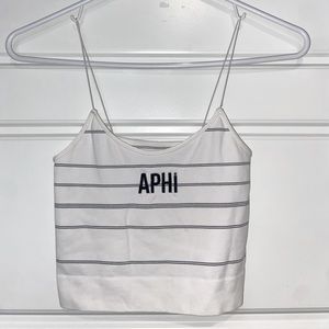 Alpha Phi Crop Top - worn once - Greek Life